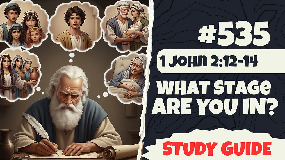 1 John 2:12-14 Time for a Spiritual Growth Spurt