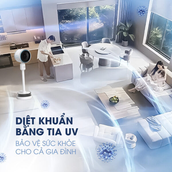Quạt điều hòa thông minh All in One KSA369 – Chiếc quạt đến từ tương lai.