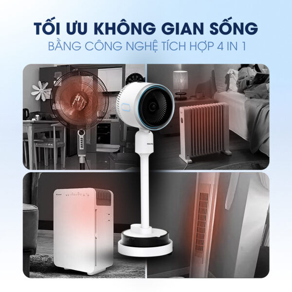 Quạt điều hòa thông minh All in One KSA369 – Chiếc quạt đến từ tương lai.
