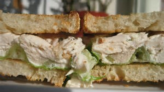 Chicken Salad on White Bread