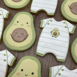 Avocado theme baby shower