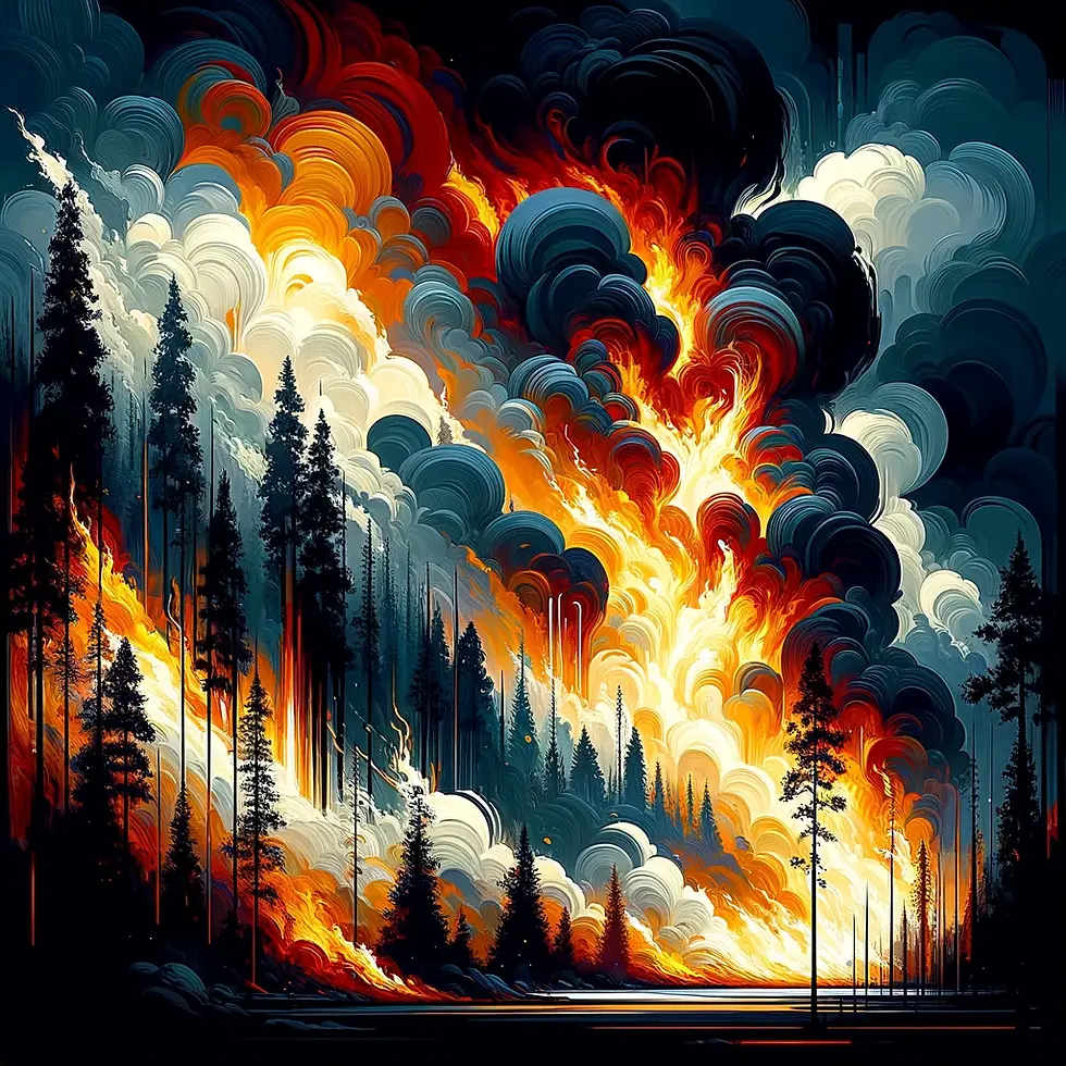 illustration étude 2024 L'assurance Feux de forêt