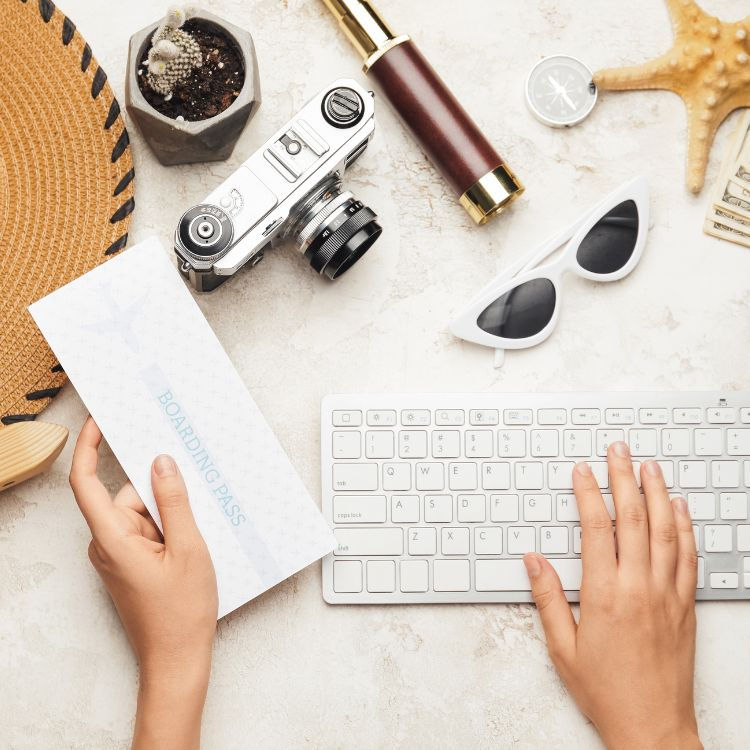 Travel-agent-studying-about-documents