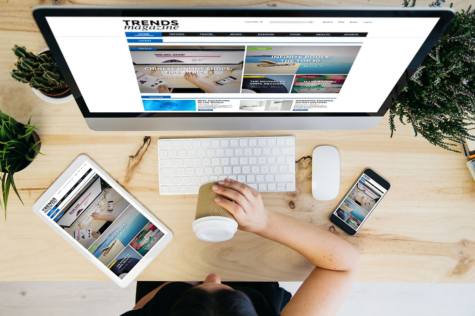Discovering travel trends on a website for your business