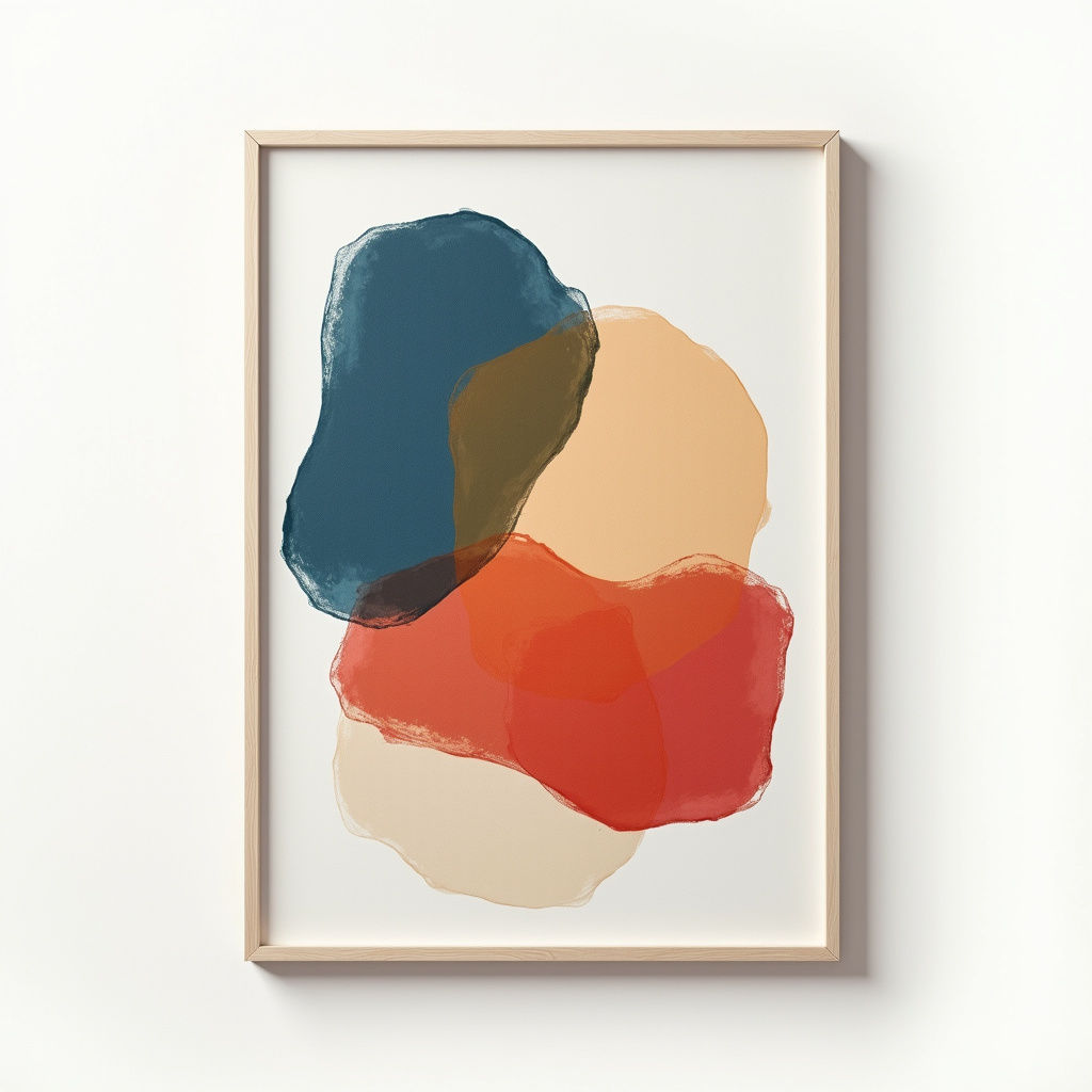 Poster 'Abstrato Colorido'