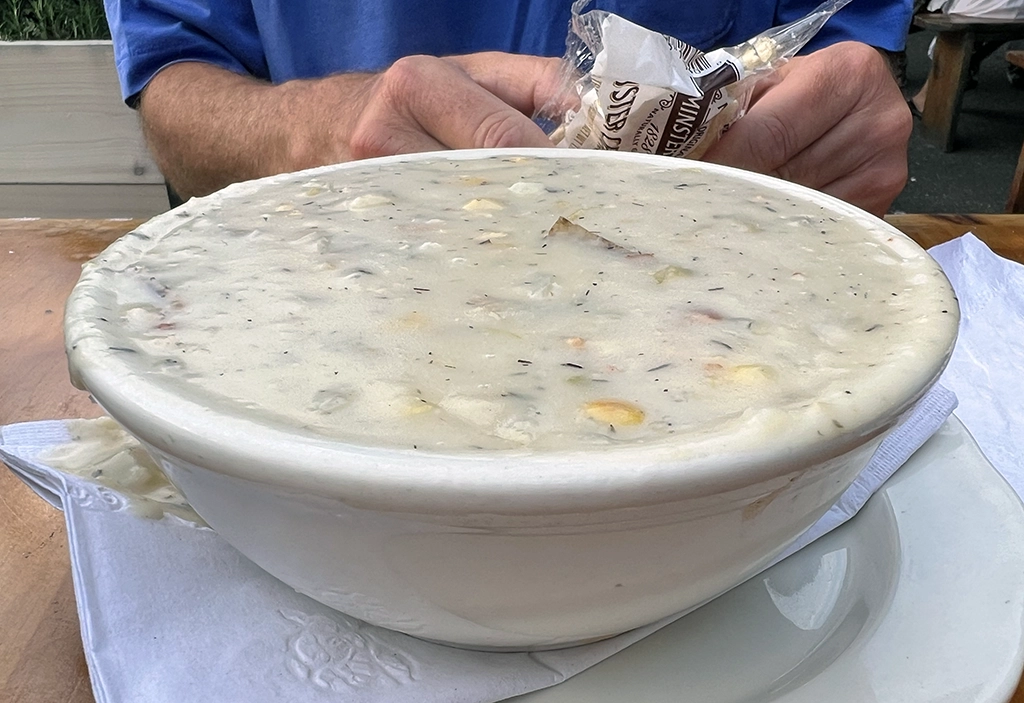 New England Clam Chowder | Spike's Fish Market & Restaurant Point Pleasant Beach NJ