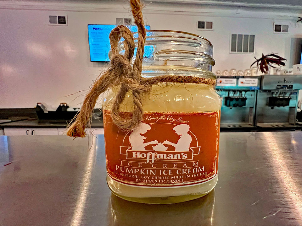 Hoffman's Pumpkin Ice Cream Candle Spring Lake NJ
