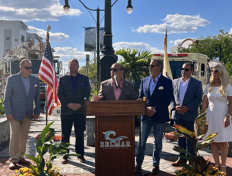 Belmar NJ 150th Anniversary Clock Dedication
