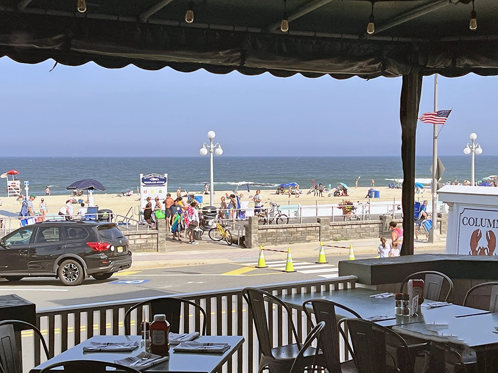 Ocean View Dining Columns Restaurant Avon By The Sea NJ