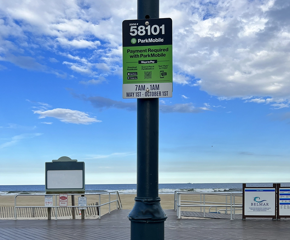 Paid Parking Belmar Beach