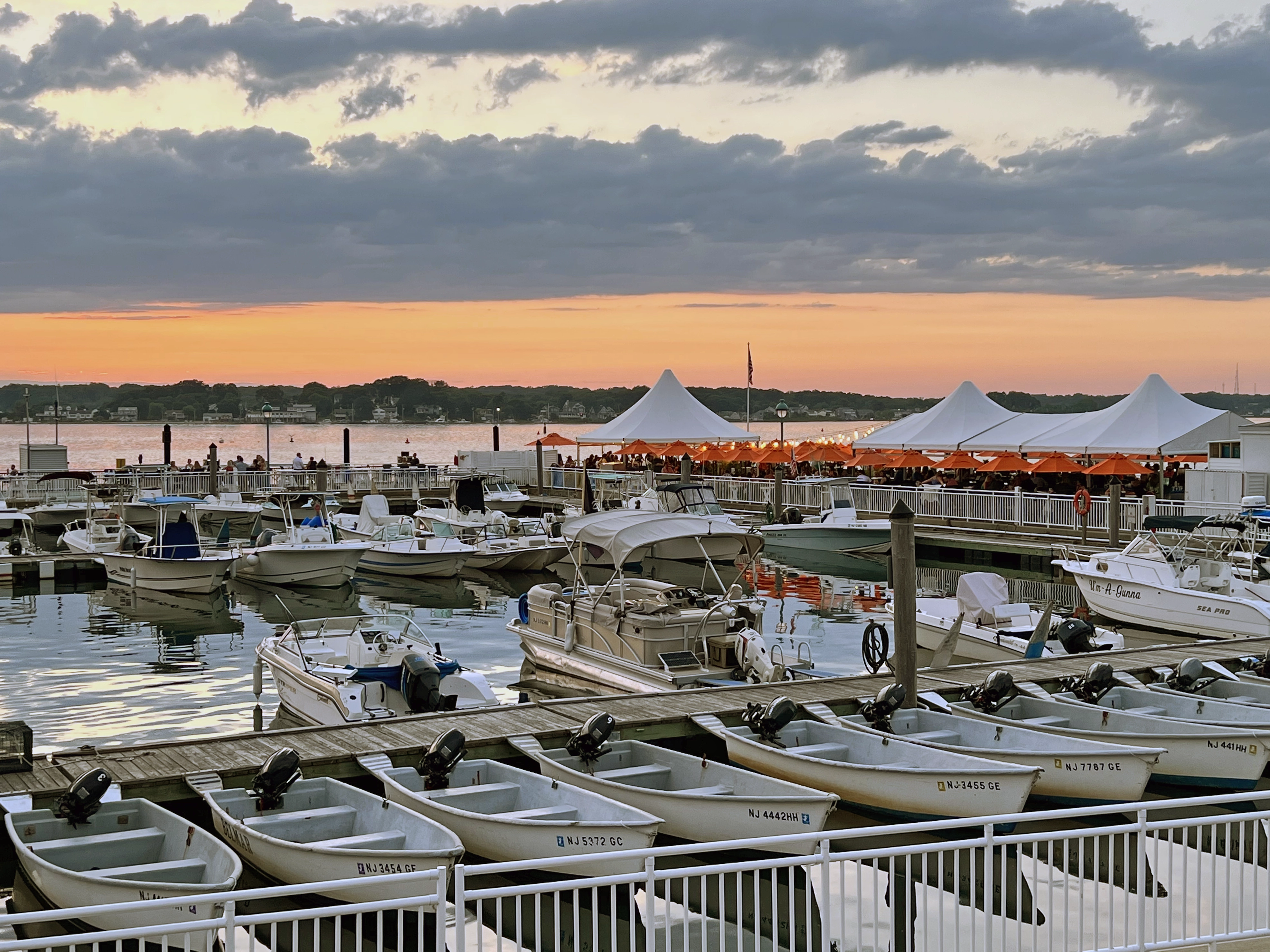 Sunset 9th Ave Pier Belmar Marina