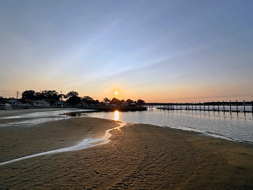 Sunset At L Street Beach Belmar NJ