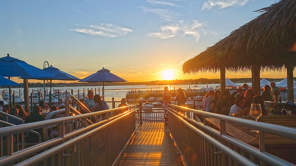 Watch Sunset Belmar NJ | Marina Grille
