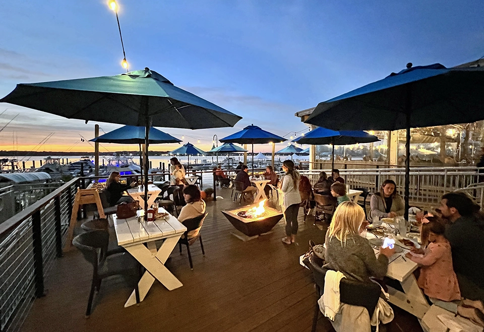 Outdoor Dining Marina Grille Belmar NJ