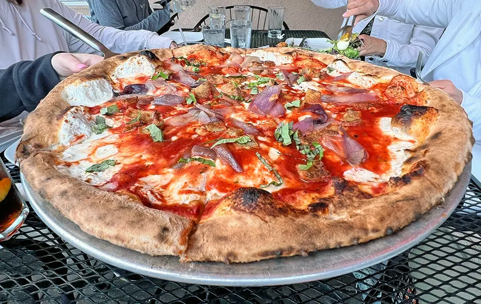 Del Pontes Soppressata Pizza Bradley Beach NJ 