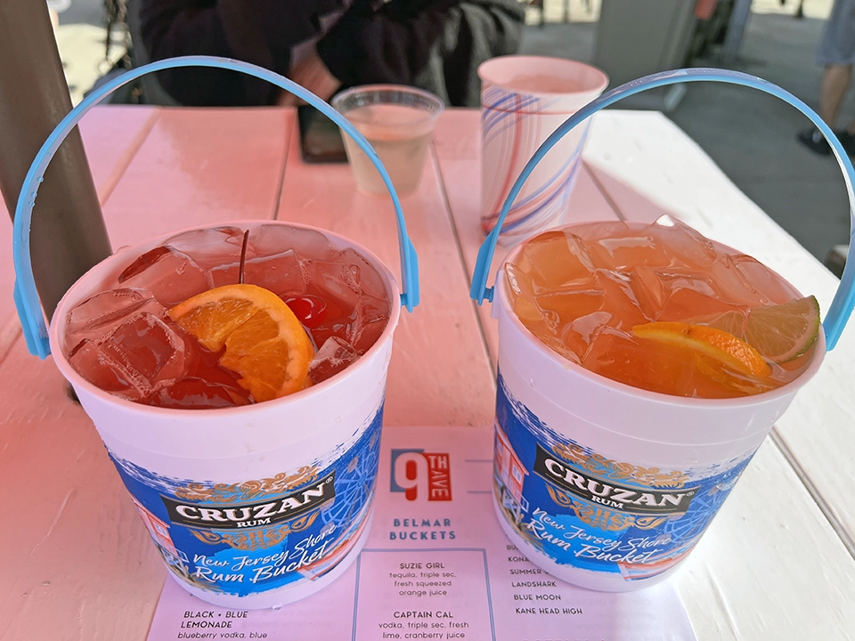 9th Ave Pier Belmar Rum Buckets