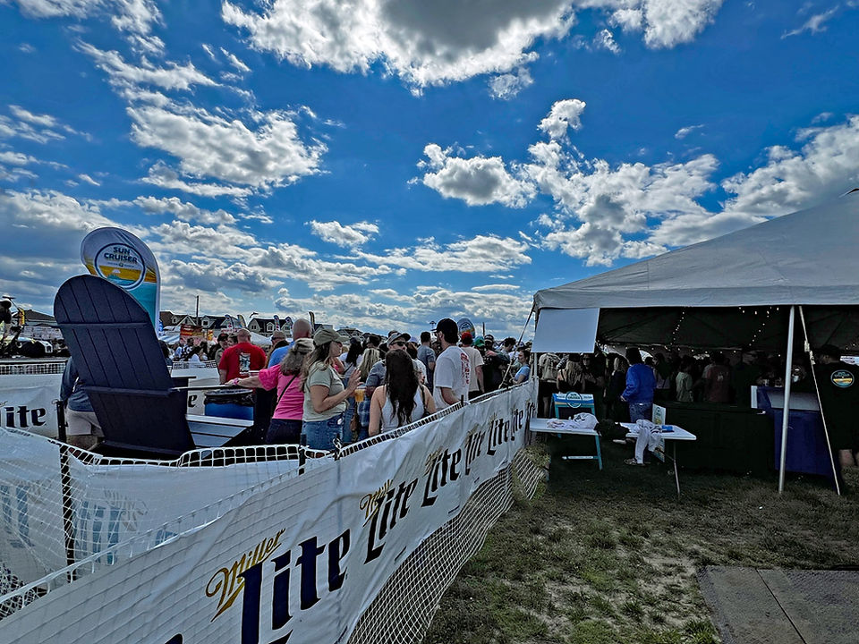 Belmar NJ Seafood Festival Beer & Wine Tent