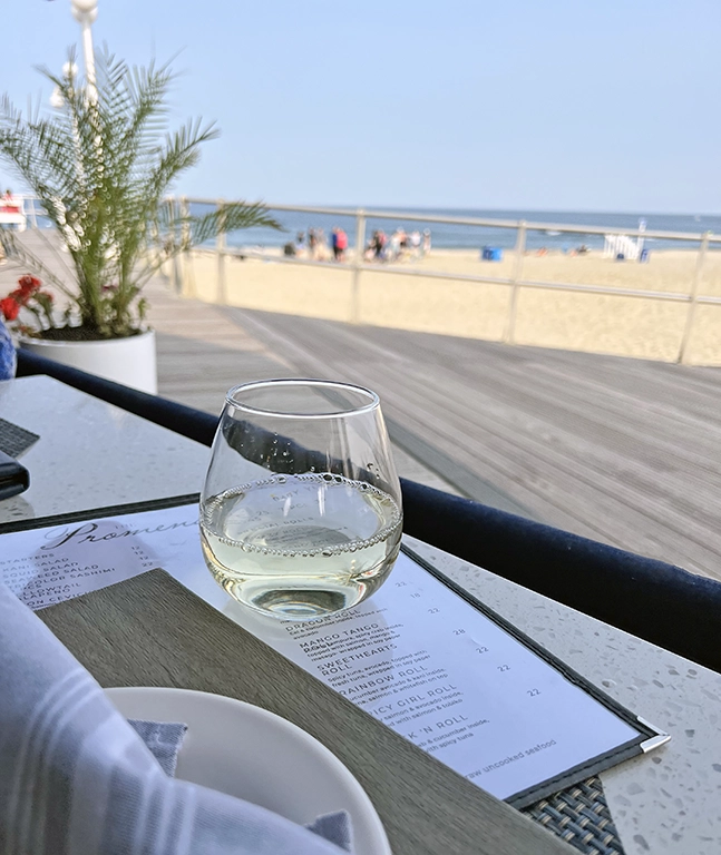Ocean View Table Avon Promenade Restaurant NJ
