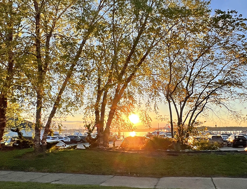 Sunset At Belmar Marina Belmar NJ