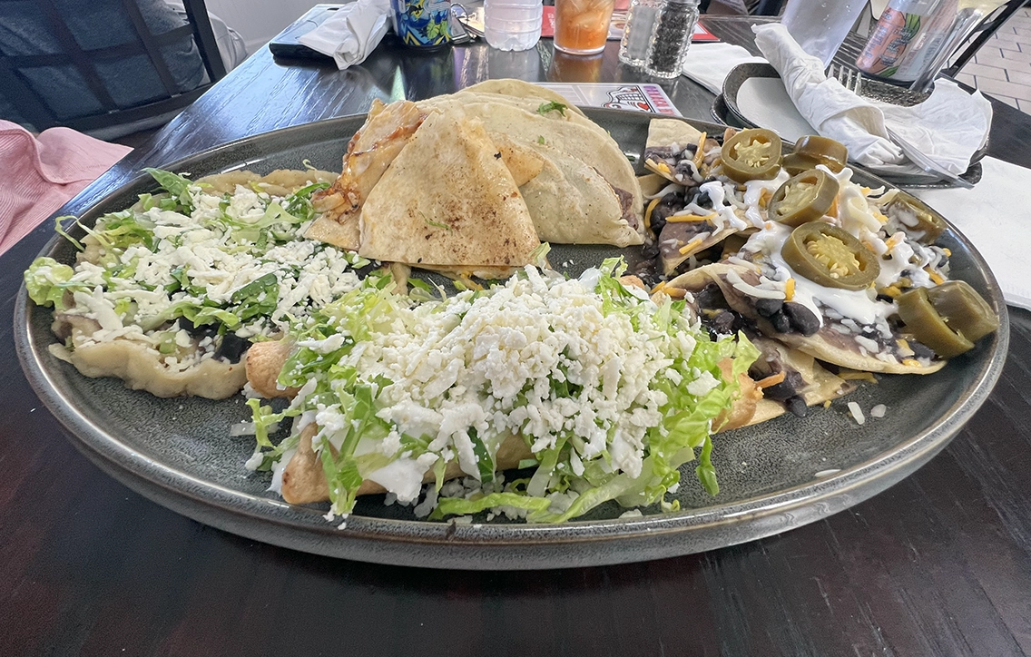 Appetizer Platter Oaxaca Mexican Restaurant Bradley Beach NJ