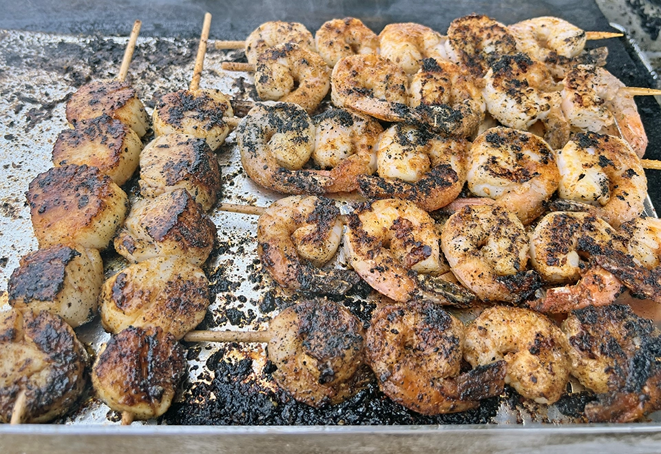 Belmar NJ Seafood Festival Blackened Scallops