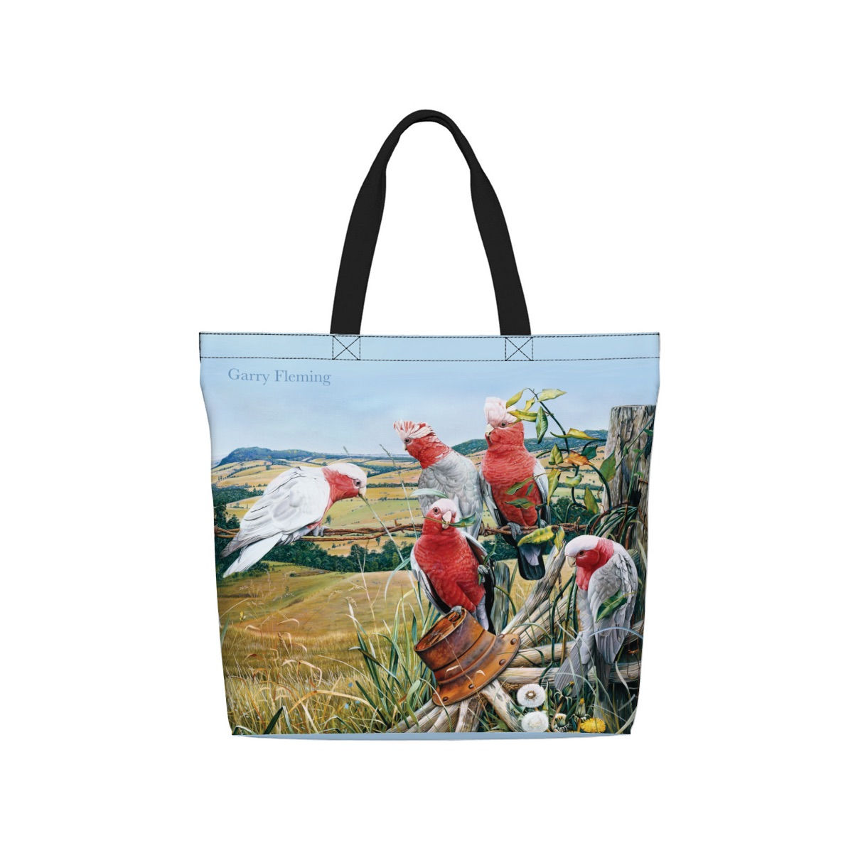 Galah Quintet- Large Capacity One Shoulder Tote Bag With Zipper