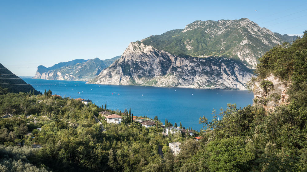 The mountains around Lago di Garda by MTB.