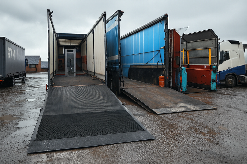 specialist trailer hire, trailer hire, forklift trailer hire, forklift transport, forklift hire.