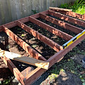 Pressure treated base, sturdy, level, weather proof