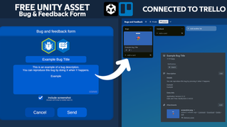 FREE Bug & Feedback Form For UNITY!