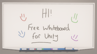 FREE WHITEBOARD ASSET for unity URP