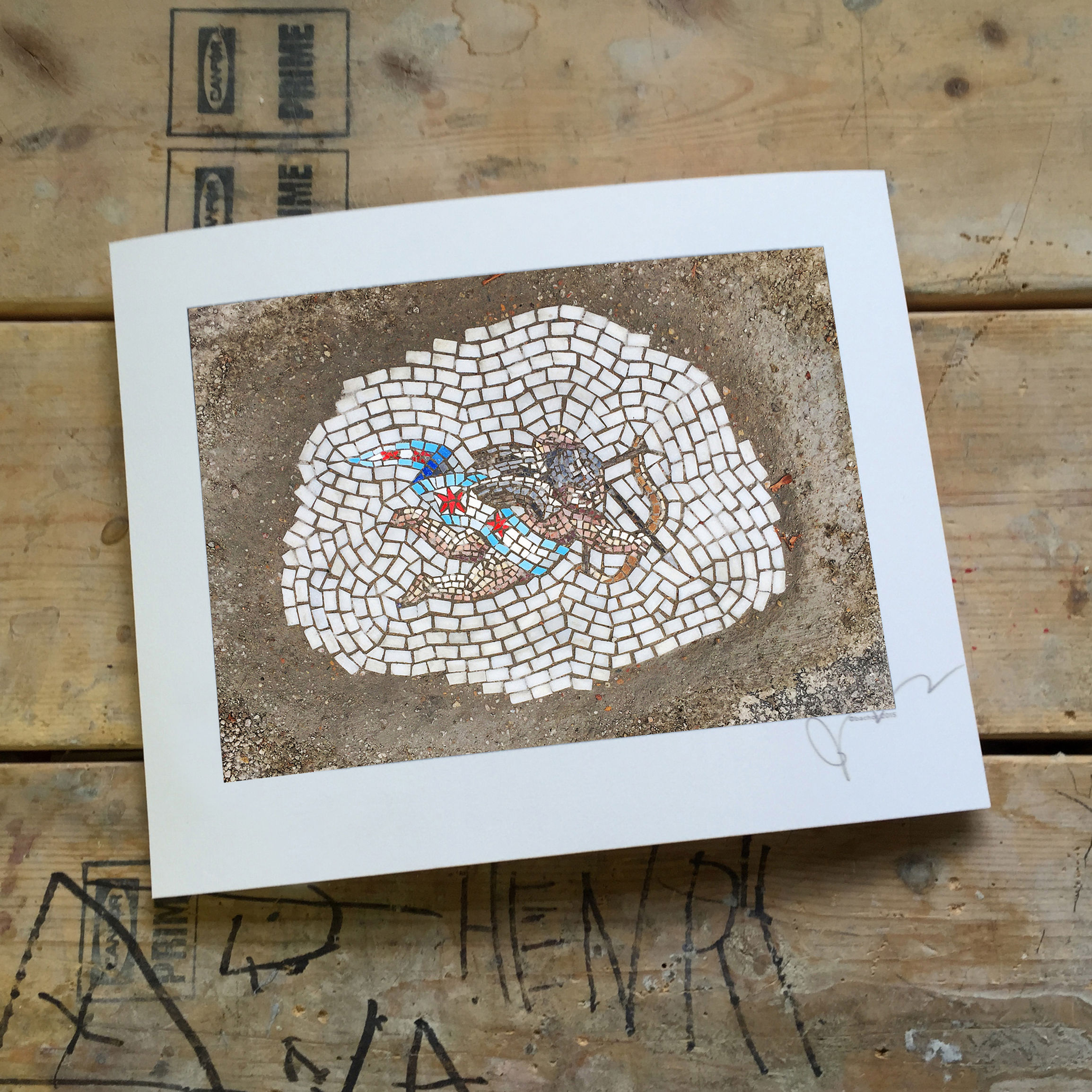 Chicago's Cupid signed print