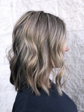 ash blonde highlights