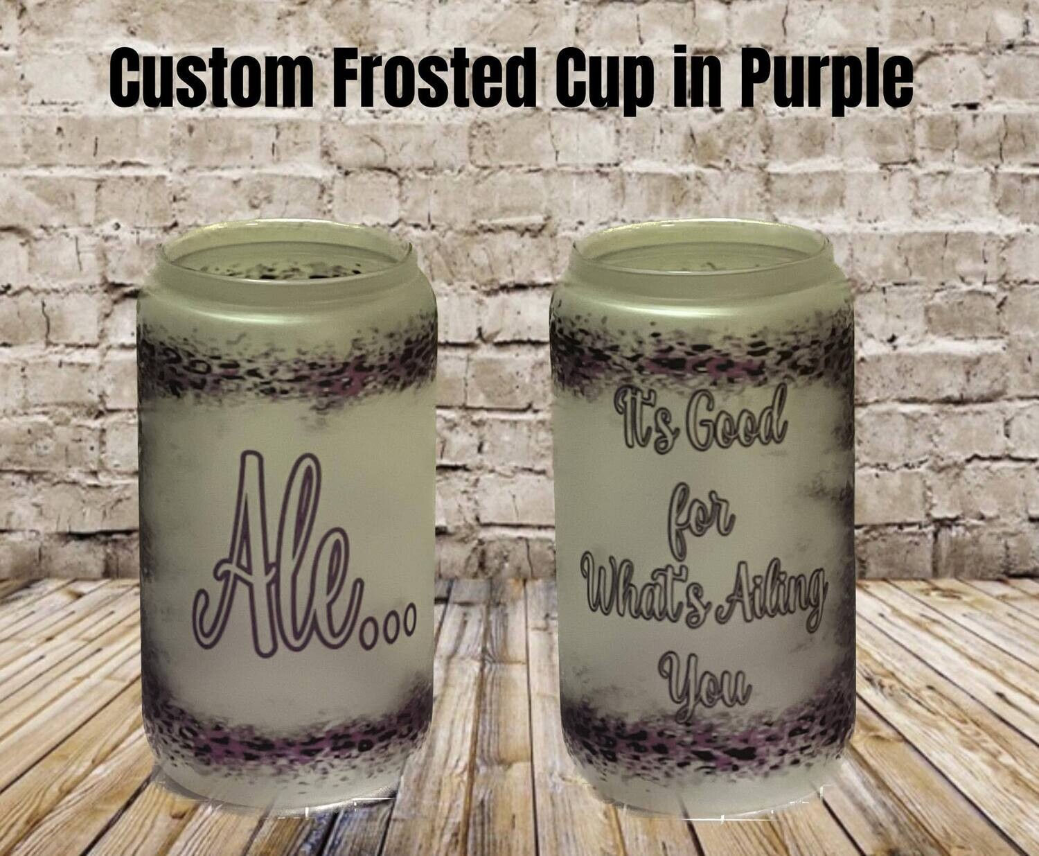 Sublimation Glass Can Tumblers