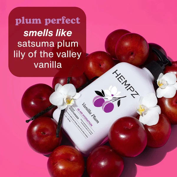 Thumbnail: Hempz Vanilla Plum Herbal Body Moisturizer 17oz 500ml