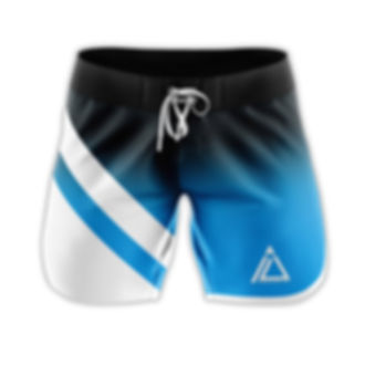Black fade to Blue Men's Physique Shorts