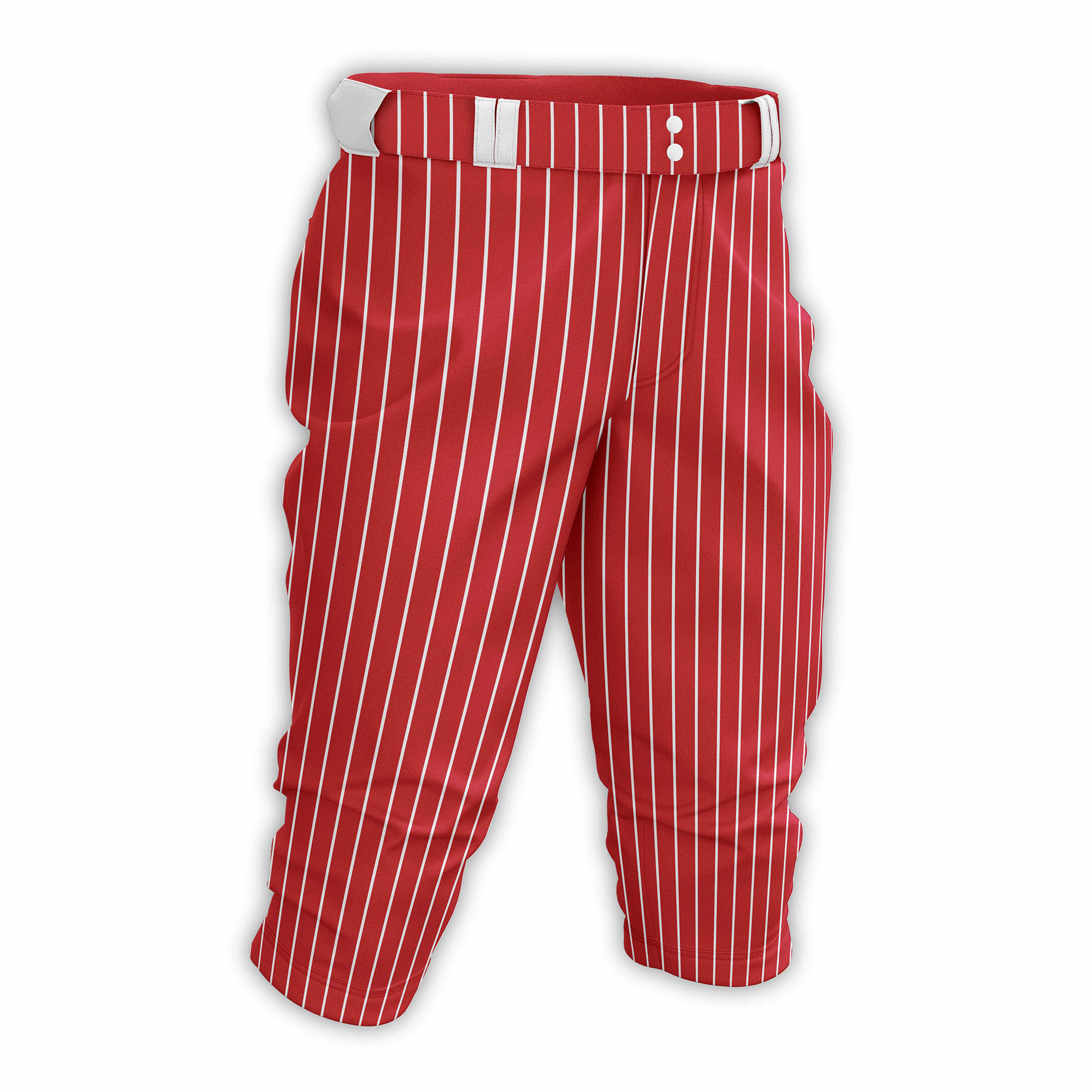 Red Baseball Knickers with white stripe(B1)