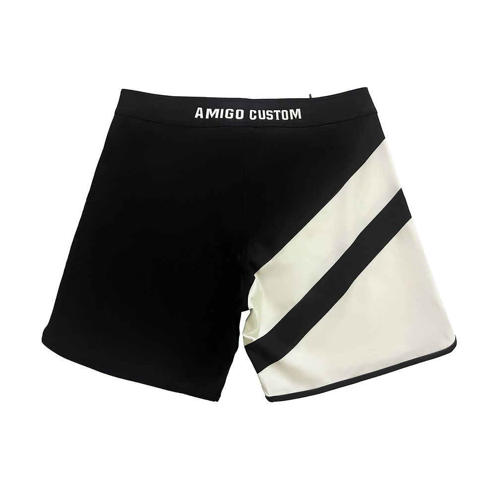 Thumbnail: black Physique Short with white stripe