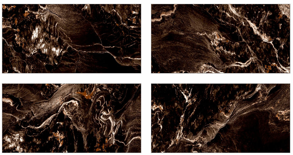 Thumbnail: High Polished Chocco Brown Marble Effect Wall & Floor Porcelain 60x120cm Tile