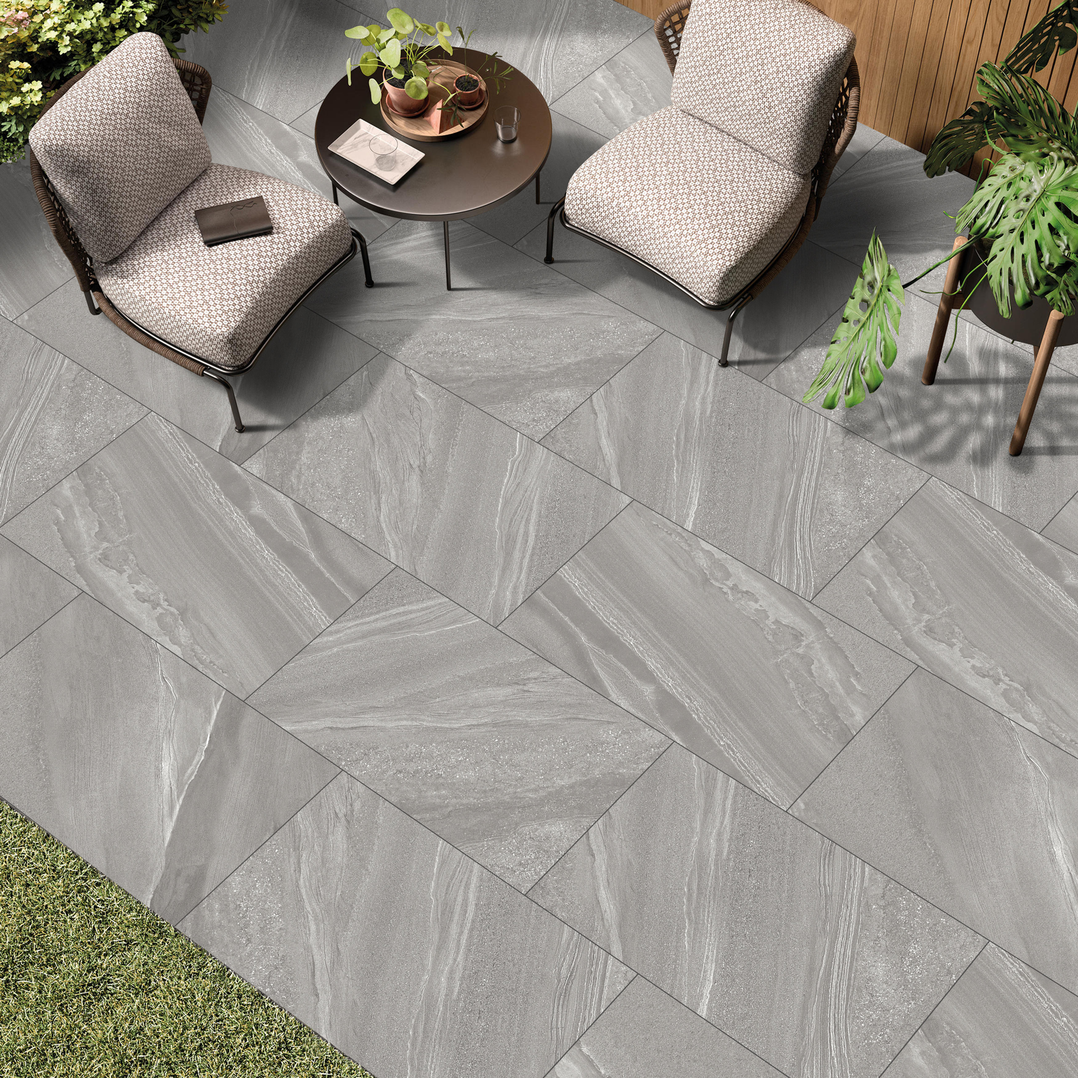 Graphite Grey Porcelain 600x900mm Outdoor Paving