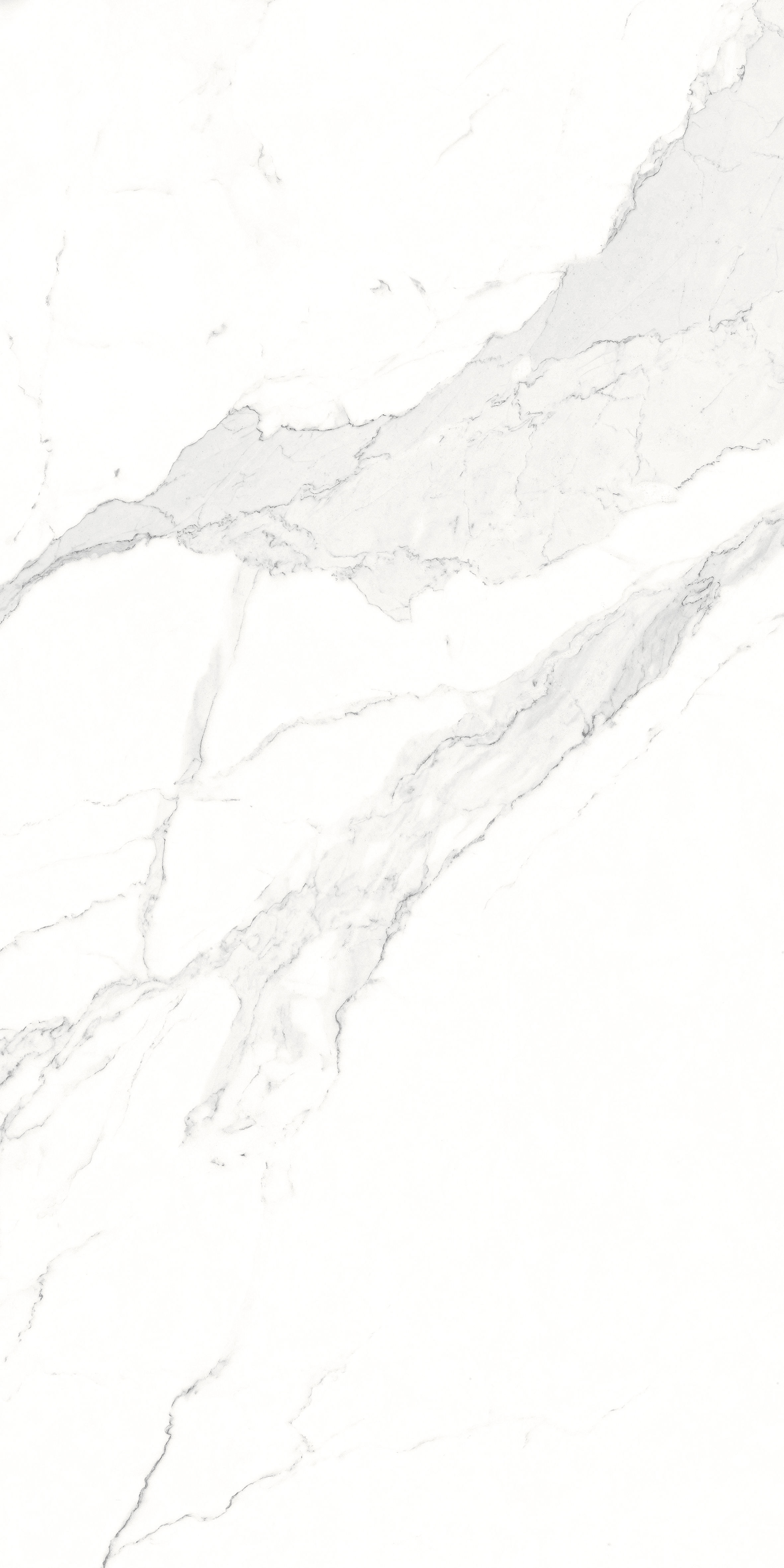 New Emboss Classic Satuario White & Grey Marble Effect Porcelain 60x120cm Tile