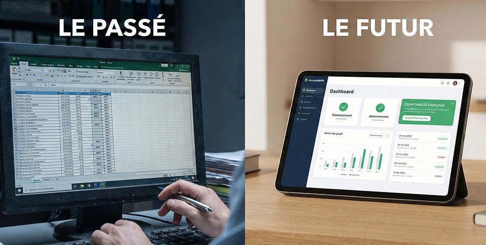 Comparaison entre les risques d'une comptabilité sur Excel et la sécurité d'un logiciel comptable agréé.