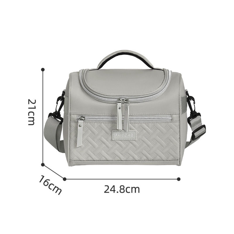 Miniatura: Large Insulated Lunch Bag Cooler Hand Washable Durable Polyester Lunch Box with 