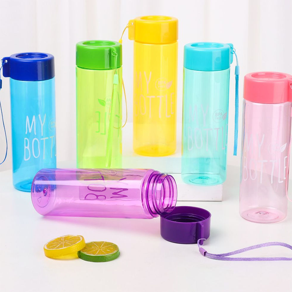 Miniatura: 500ML Large Capacity Sports Water Bottle Transparent Drinking Cup Men Women Summ