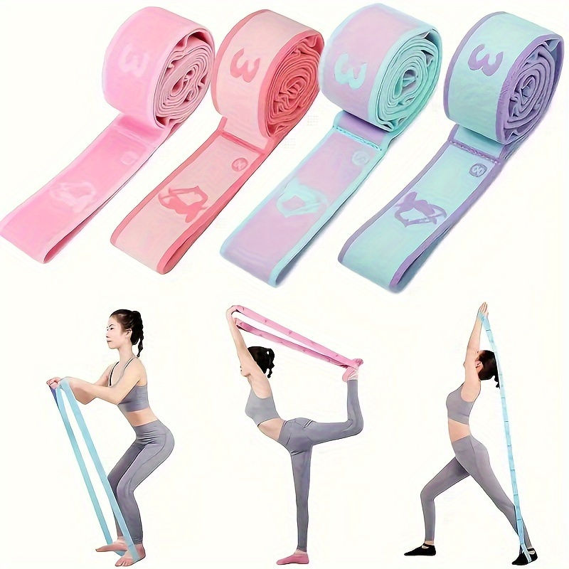Yoga & Pilates Training Bands for Full-Body Workouts - Extra Thick Portable & No