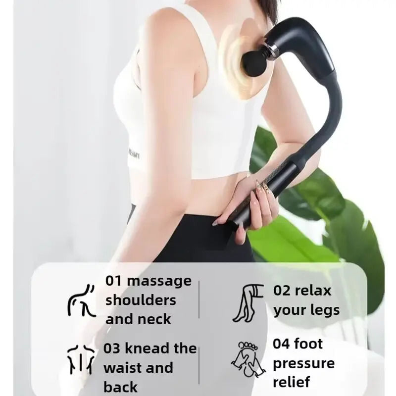 Miniatura: Smart Massage Gun Electric Massager Massage Hammer Rechargeable Home Handheld Ha
