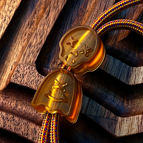 Ultem Ghost + Skull Bead