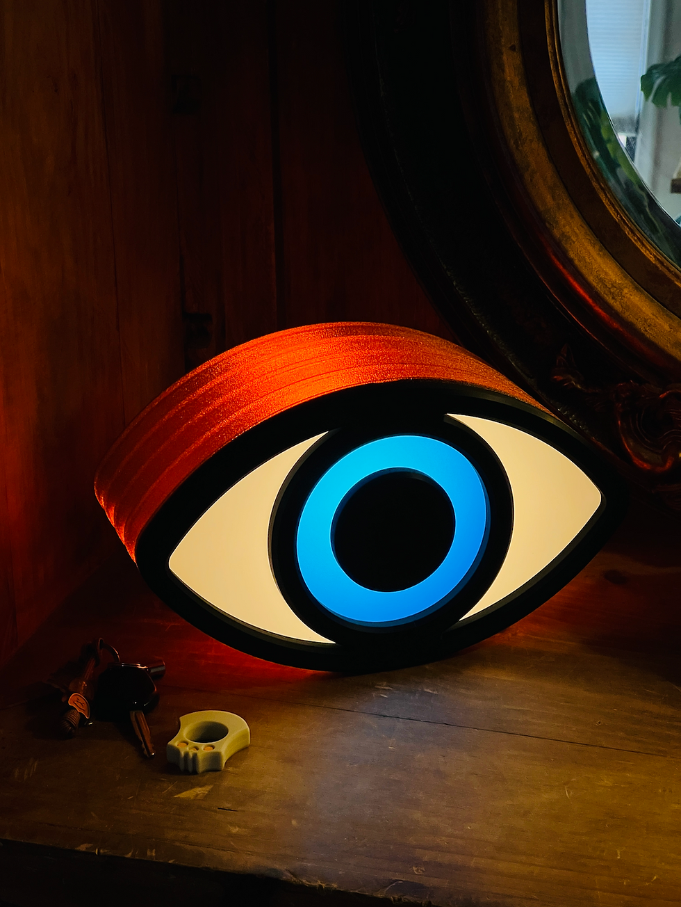 Thumbnail: All seeing eye lamp