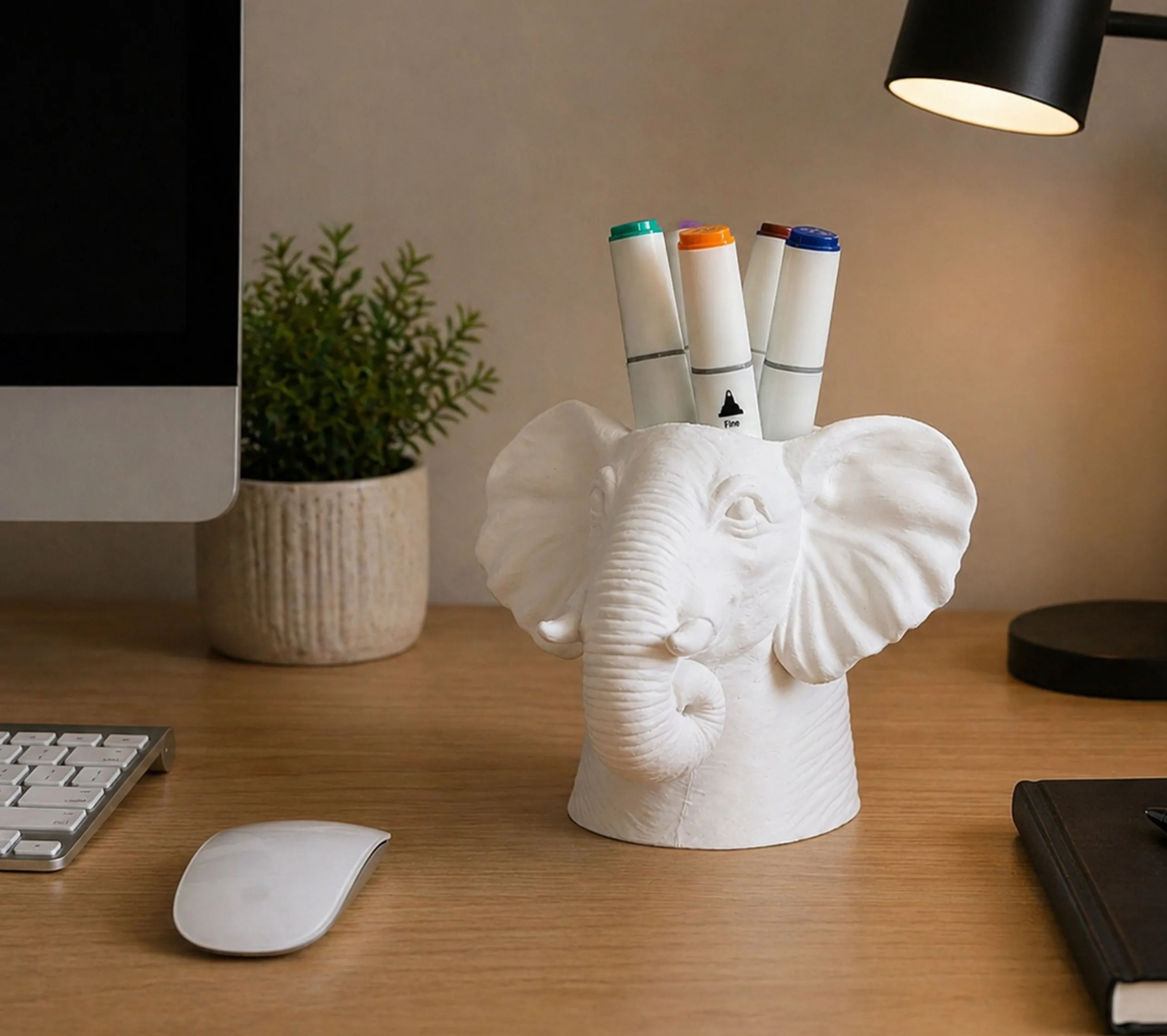 Animal Head Pen Holder Collection