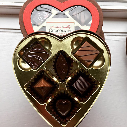 Small Heart Box 3 3 Ounces Hvalleychocolates